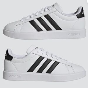 NWB- ADIDAS GRAND COURT 2.0 /WHITE/BLACK WOMEN'S SHOES SIZE 6.5